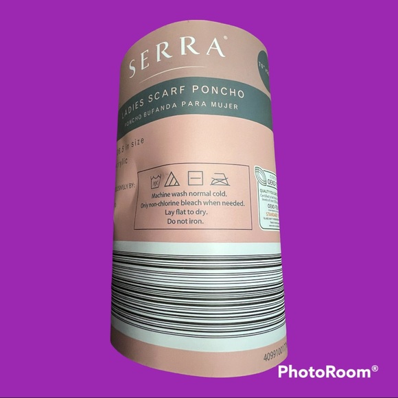 Ladies Scarf Poncho - Picture 5 of 11